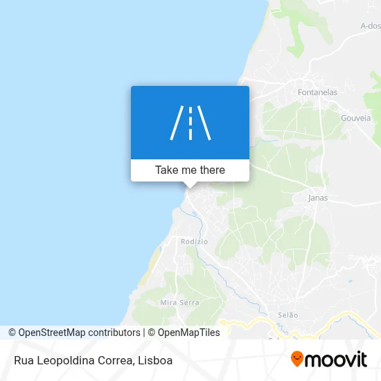 Rua Leopoldina Correa map