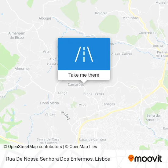 Rua De Nossa Senhora Dos Enfermos map