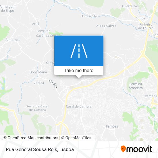 Rua General Sousa Reis map