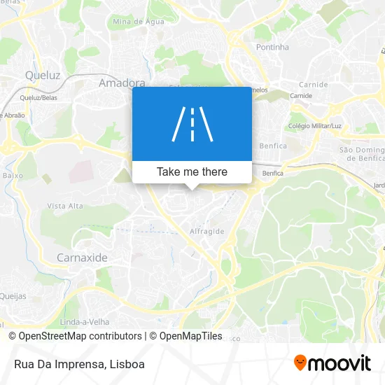 Rua Da Imprensa map