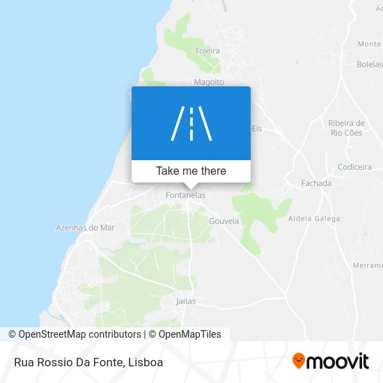 Rua Rossio Da Fonte map