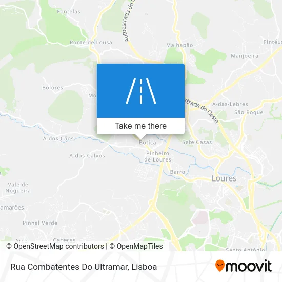 Rua Combatentes Do Ultramar map