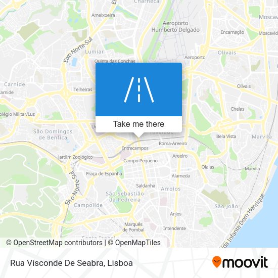 Rua Visconde De Seabra mapa