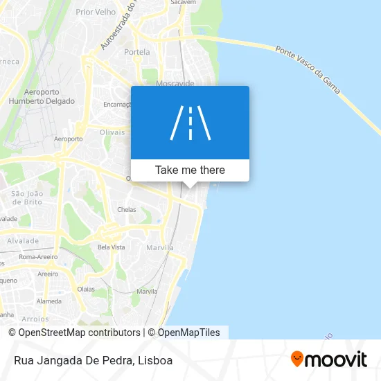 Rua Jangada De Pedra map