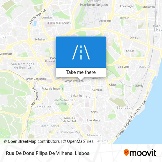 Rua De Dona Filipa De Vilhena map