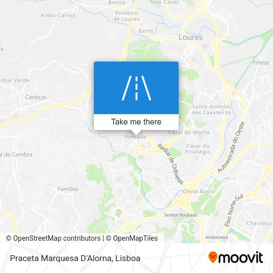 Praceta Marquesa D'Alorna map