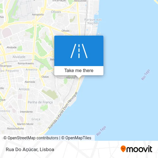 Rua Do Açúcar map