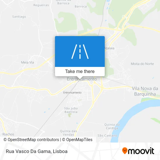 Rua Vasco Da Gama map