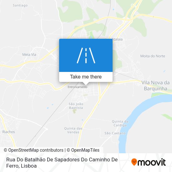 Rua Do Batalhão De Sapadores Do Caminho De Ferro map