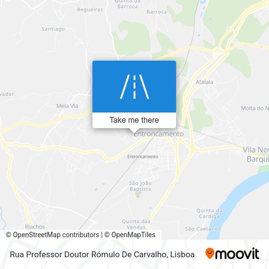 Rua Professor Doutor Rómulo De Carvalho mapa
