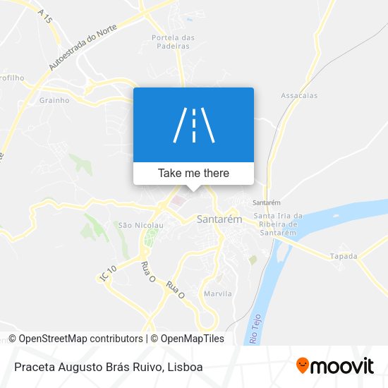 Praceta Augusto Brás Ruivo mapa