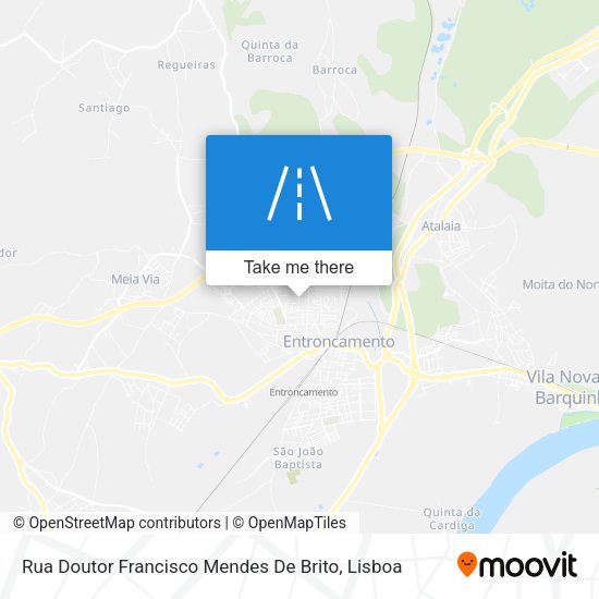Rua Doutor Francisco Mendes De Brito mapa