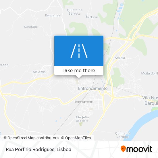 Rua Porfírio Rodrigues mapa