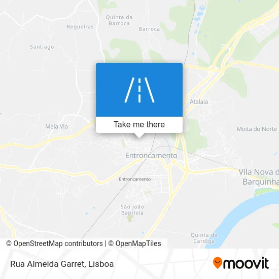 Rua Almeida Garret map