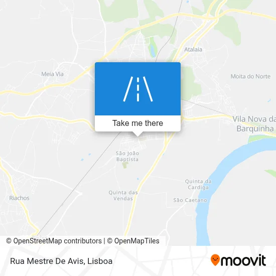 Rua Mestre De Avis map