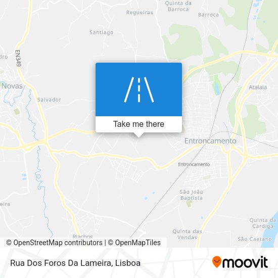 Rua Dos Foros Da Lameira map