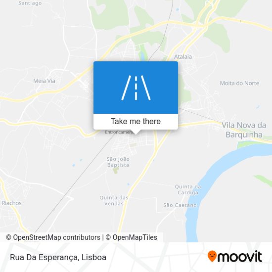 Rua Da Esperança map