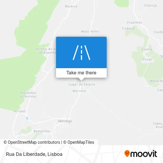 Rua Da Liberdade map