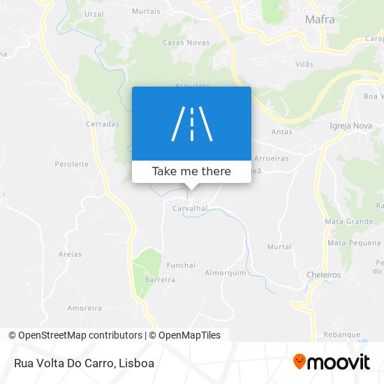 Rua Volta Do Carro map