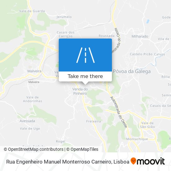 Rua Engenheiro Manuel Monterroso Carneiro mapa