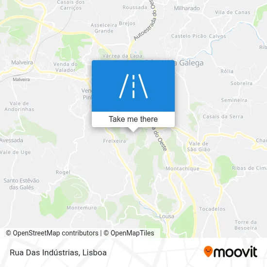 Rua Das Indústrias map