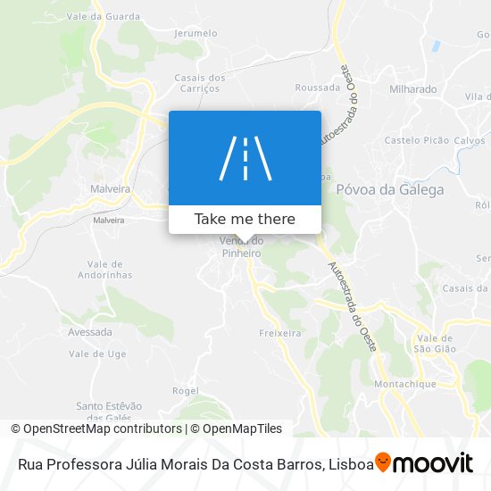 Rua Professora Júlia Morais Da Costa Barros mapa