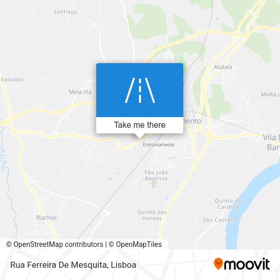 Rua Ferreira De Mesquita mapa