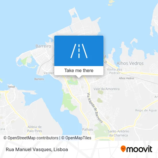 Rua Manuel Vasques map