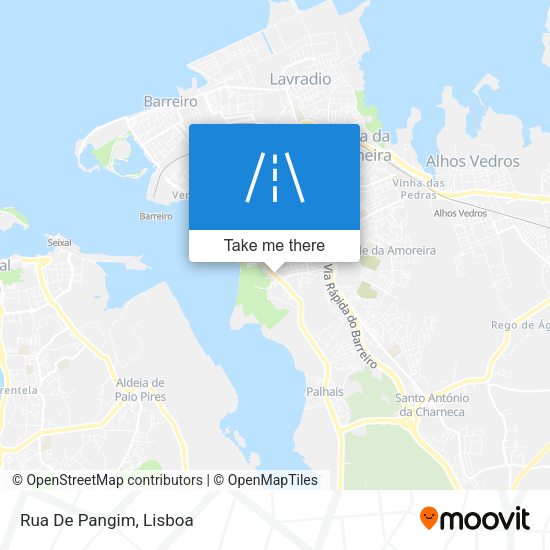Rua De Pangim mapa