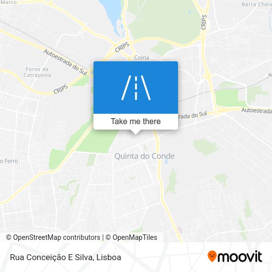 Rua Conceição E Silva mapa
