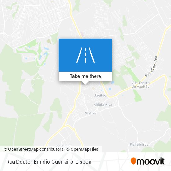 Rua Doutor Emídio Guerreiro mapa