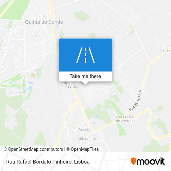 Rua Rafael Bordalo Pinheiro map