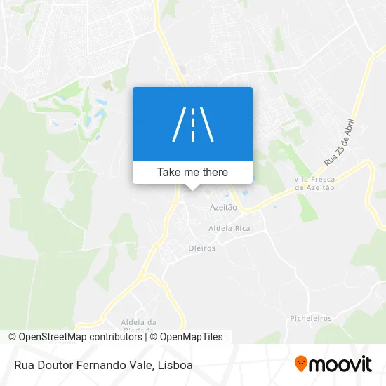 Rua Doutor Fernando Vale map