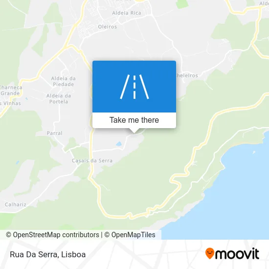 Rua Da Serra map