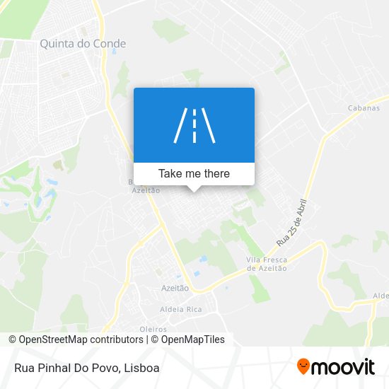 Rua Pinhal Do Povo mapa