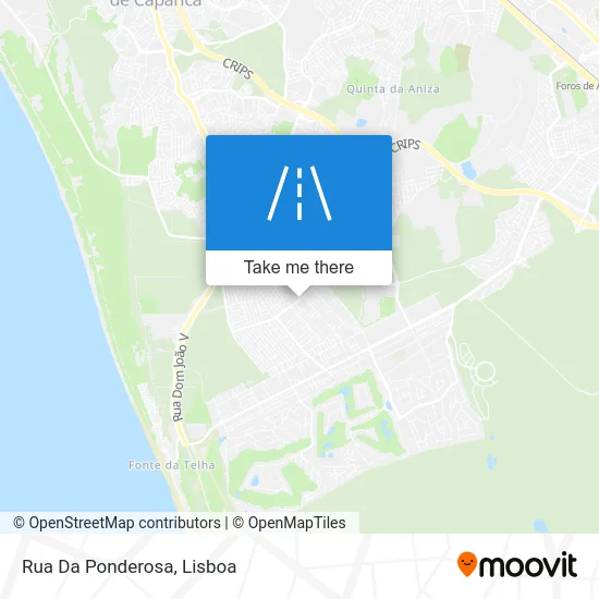 Rua Da Ponderosa map