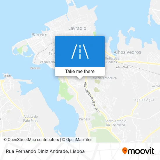 Rua Fernando Diniz Andrade map