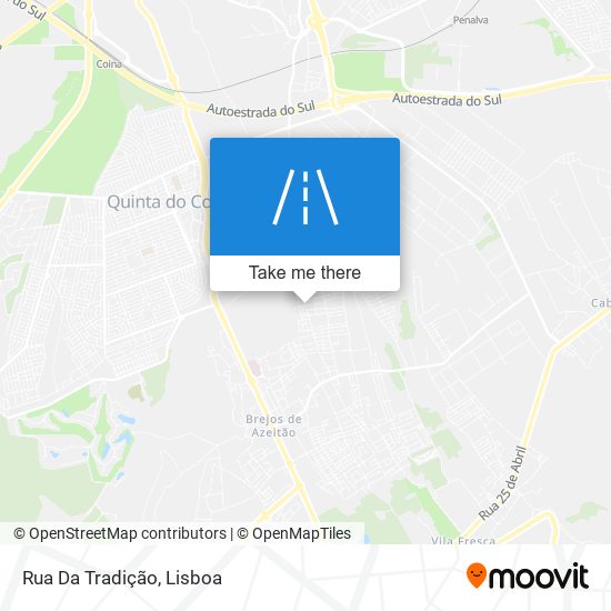 Rua Da Tradição map