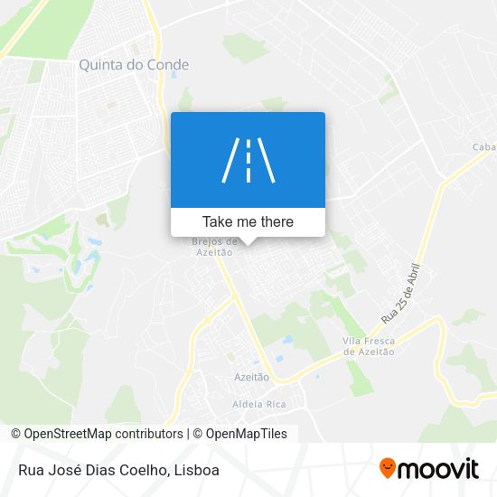 Rua José Dias Coelho map