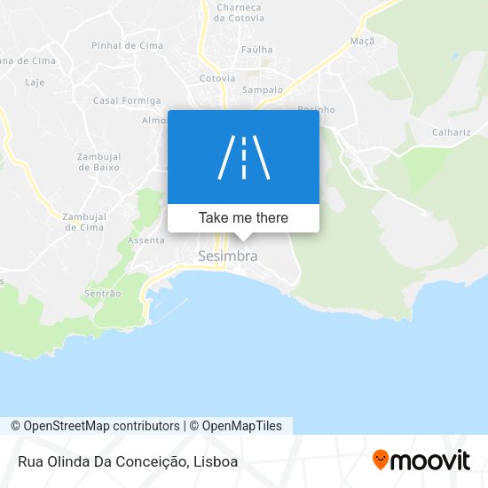 Rua Olinda Da Conceição mapa
