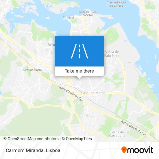 Carmem Miranda map