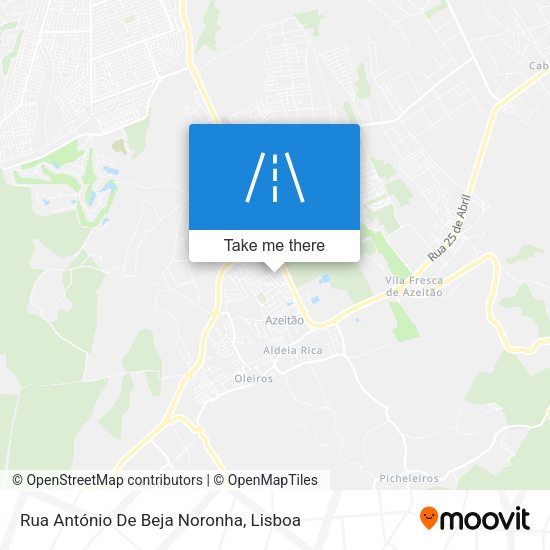 Rua António De Beja Noronha map