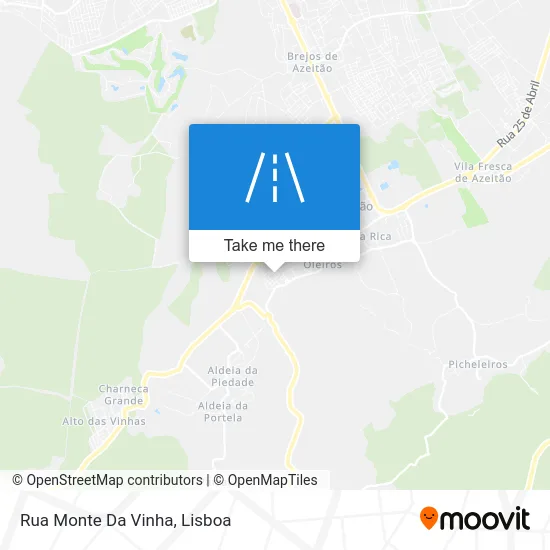 Rua Monte Da Vinha map