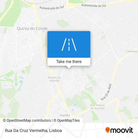 Rua Da Cruz Vermelha map