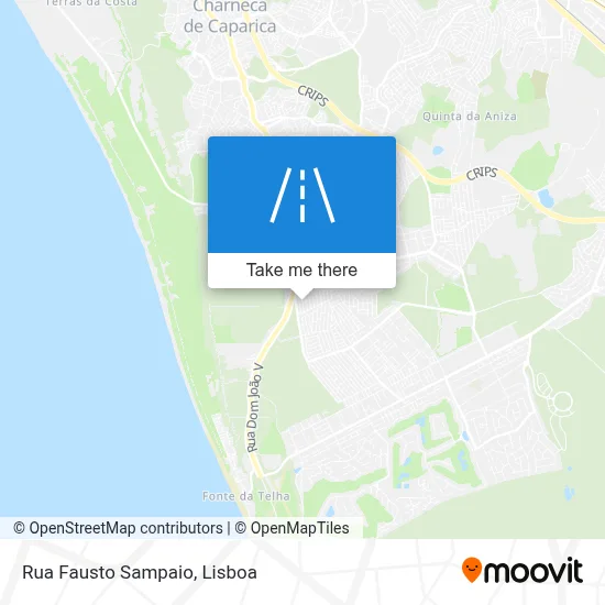 Rua Fausto Sampaio map