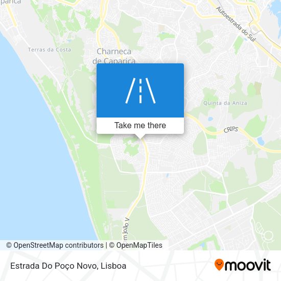 Estrada Do Poço Novo map