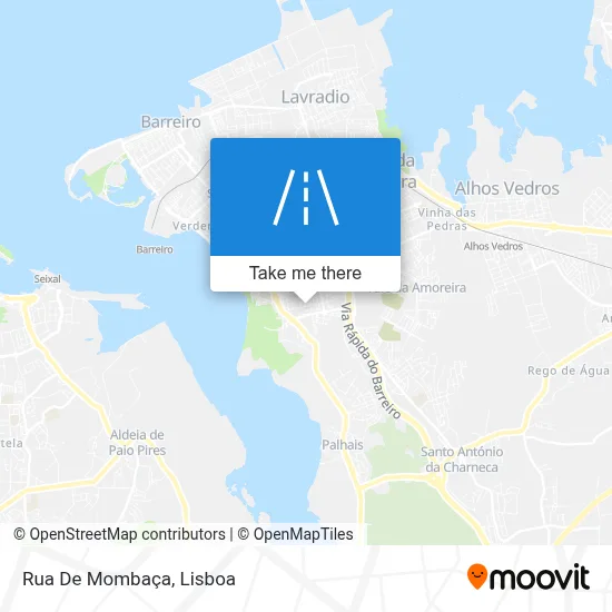 Rua De Mombaça map