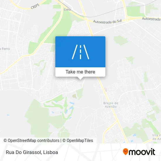 Rua Do Girassol map