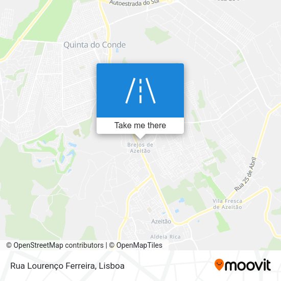 Rua Lourenço Ferreira map