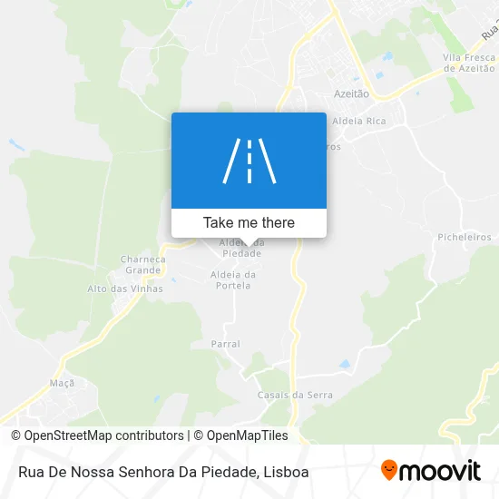 Rua De Nossa Senhora Da Piedade map